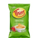 THINS POTATO CHIPS LIGHT&TANGY 175G