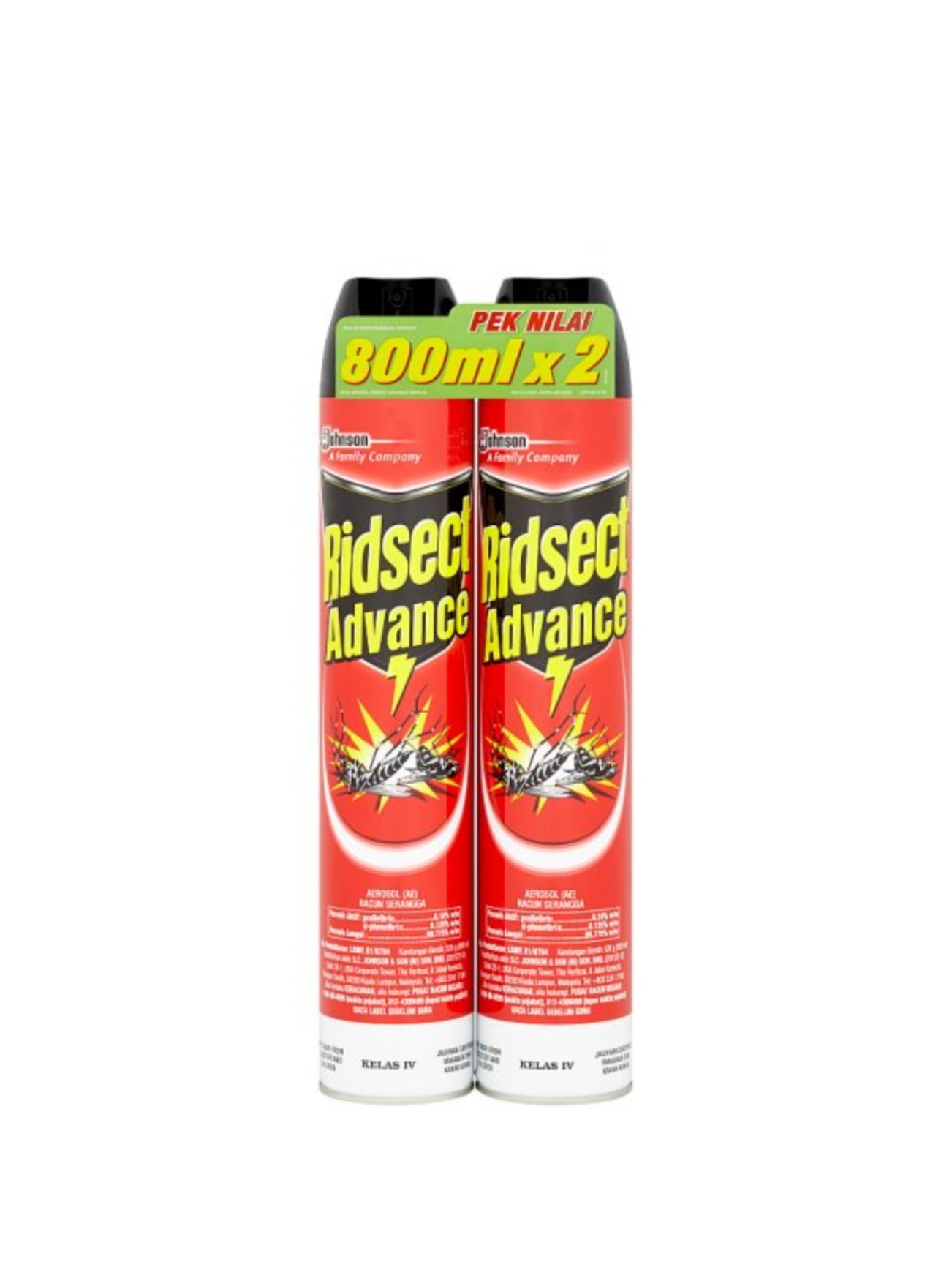 RIDSECT AEROSOL ADVANCE TP 2X720ML
